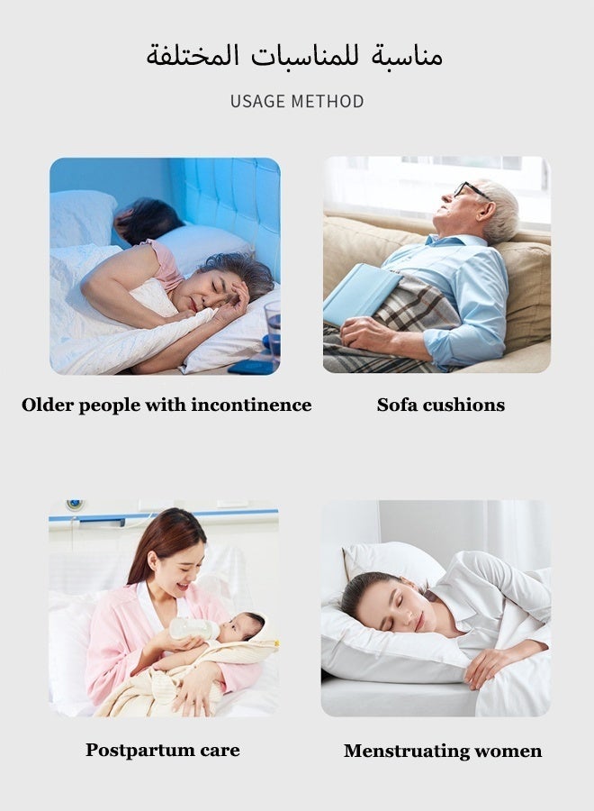 Little gorilla 80x120cm Baby Waterproof Bed Pad Baby urine-proof mattress Baby washable urine pad Female menstrual mattress Anti-side leakage menstrual mattress Reusable incontinence pad For babies/adults/pets - Image 5